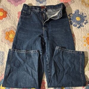 Graphite 28x28 wide leg high rise skater jeans